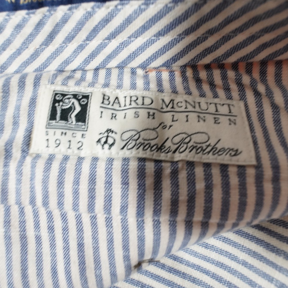 Brooks Brothers Baird McNutt Linen Pants Men 40 Clark Melon Orange Resort Preppy - Picture 5 of 13